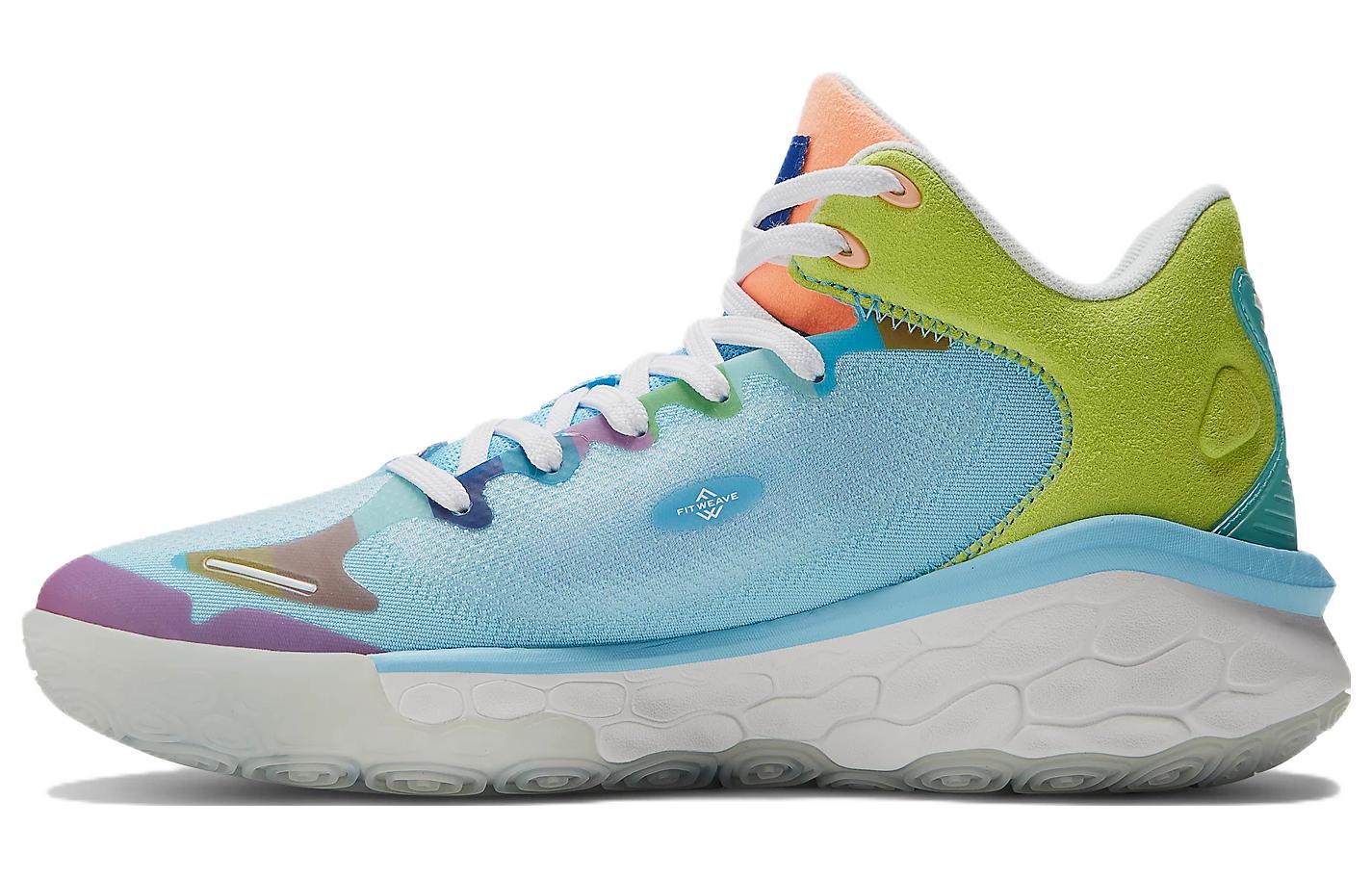 Кроссовки мужские New Balance Fresh Foam BB Paris, синий-зеленый, 44 EU