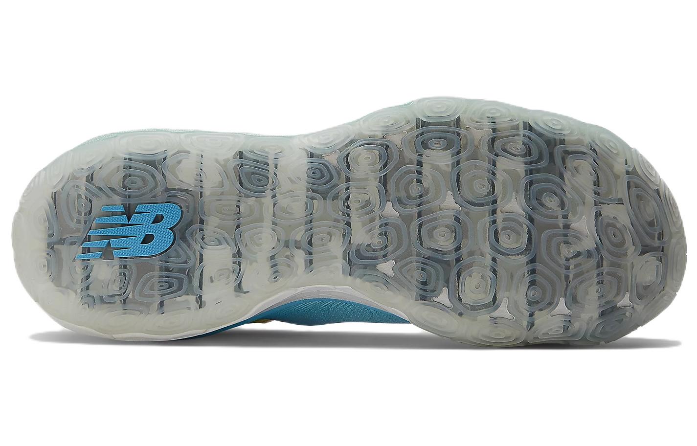 Кроссовки мужские New Balance Fresh Foam BB Paris, синий-зеленый, 44 EU