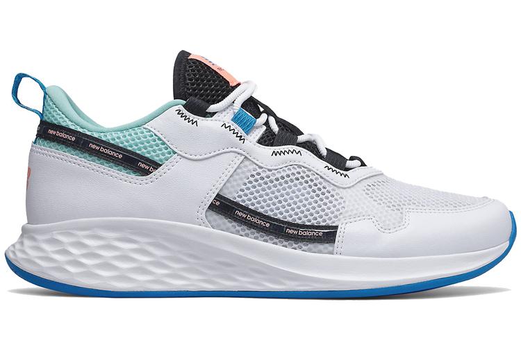 Кроссовки мужские New Balance Fresh Foam Roav Hi белые-голубые, 42.5 EU