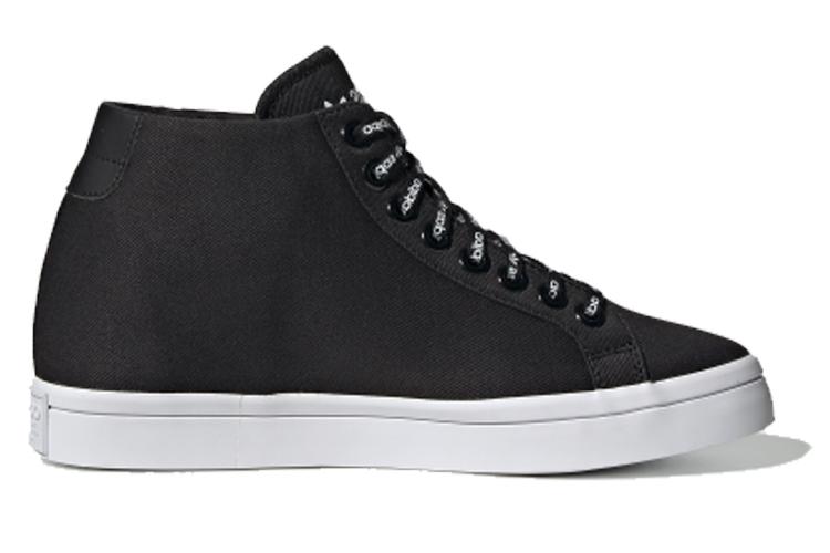 Кеды женские Adidas Originals Courtvantage Heel Logo черные, белые, 42 EU