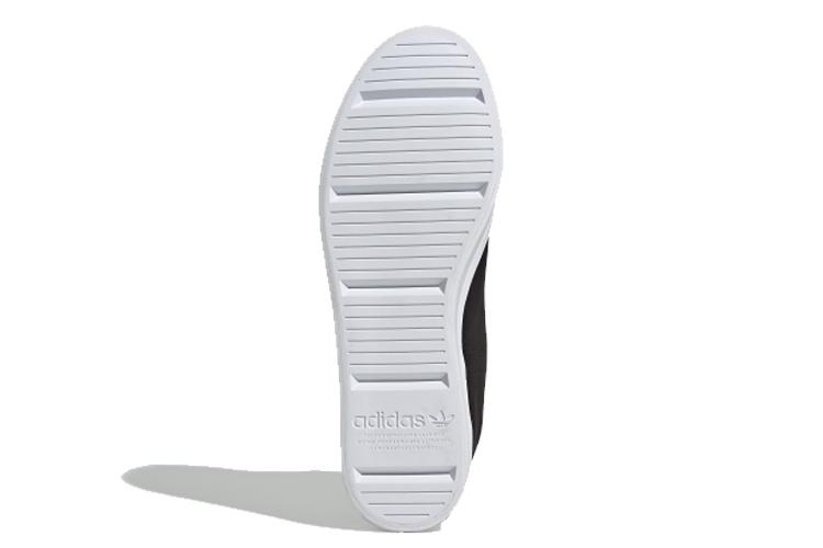 Кеды женские Adidas Originals Courtvantage Heel Logo черные, белые, 42 EU