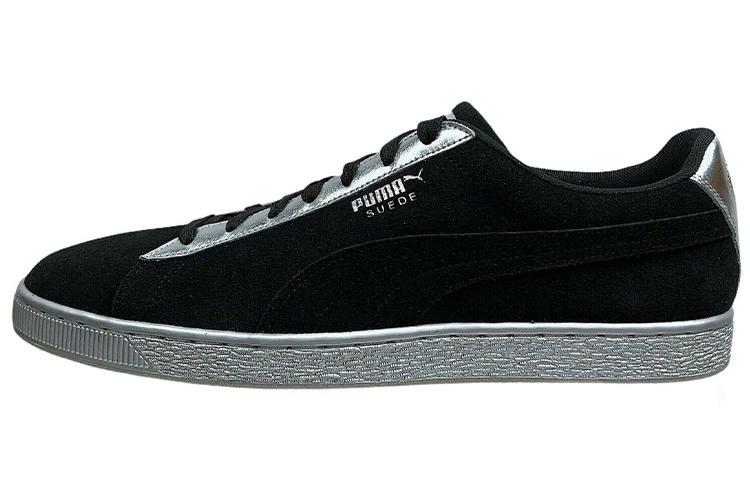 Кроссовки мужские PUMA Suede Series черные/серебристые, 44.5 EU