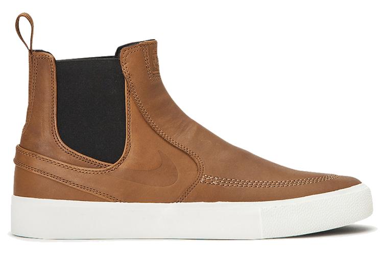 Кроссовки унисекс Nike SB Zoom Stefan Janoski Slip Mid RM светло-коричневые, 36 EU