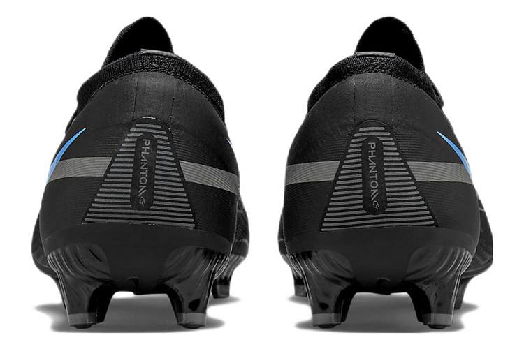Футбольные бутсы мужские Nike Phantom GT2 Pro FG черные синие, 41 EU