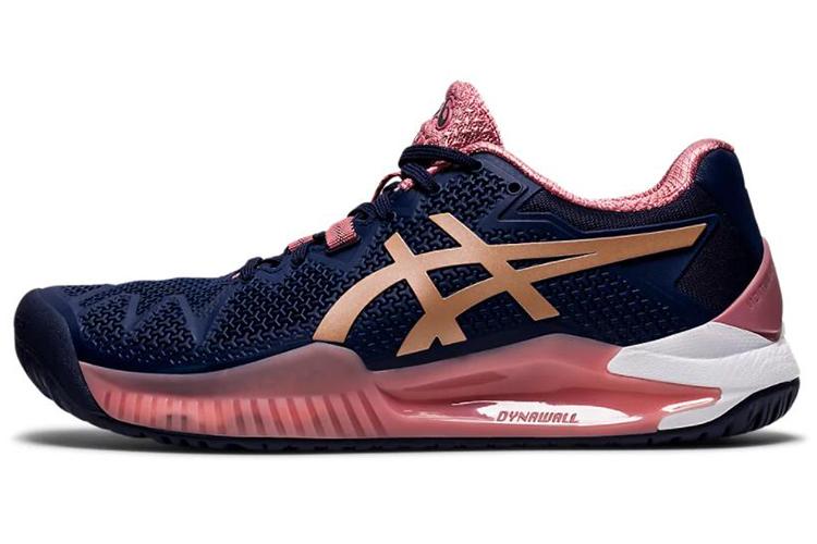 Кроссовки женские ASICS GEL Resolution 8 peacoat rose gold, 37 EU