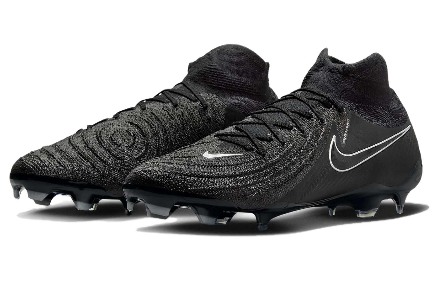 Футбольные бутсы Nike Phantom Luna 2 Elite FG черные, 47.5 EU