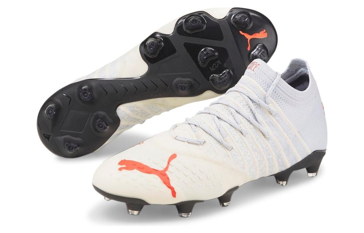 Футбольные бутсы мужские PUMA Future 1.3 First Mile FG светло-серые, 42 EU