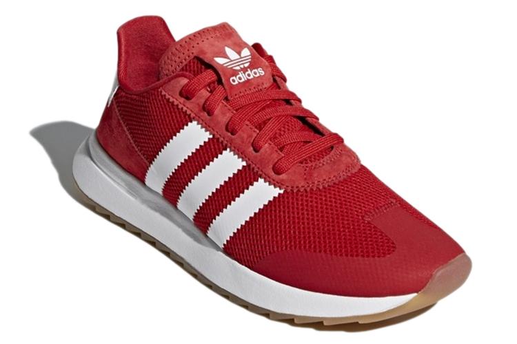 Кроссовки женские Adidas Originals FLB Runner красные, белые, 36 EU