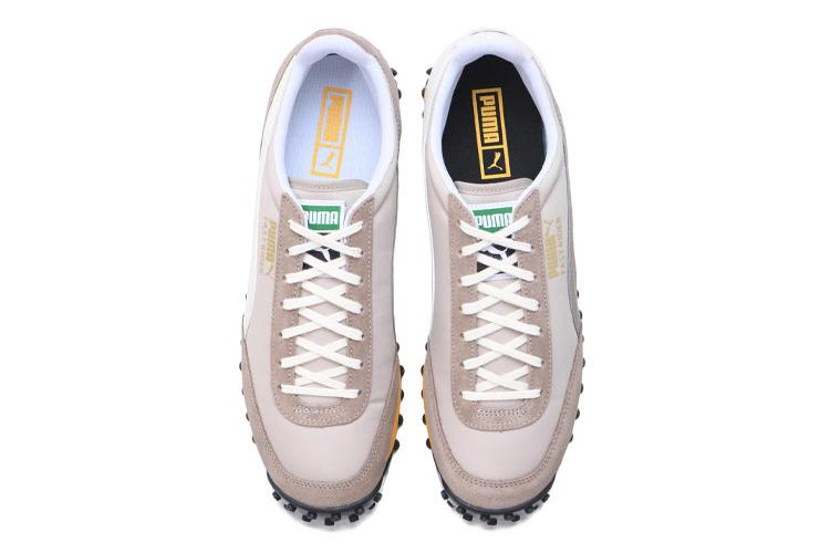 Кроссовки унисекс PUMA Fast Rider Low серые, белые, желтые, 35.5 EU