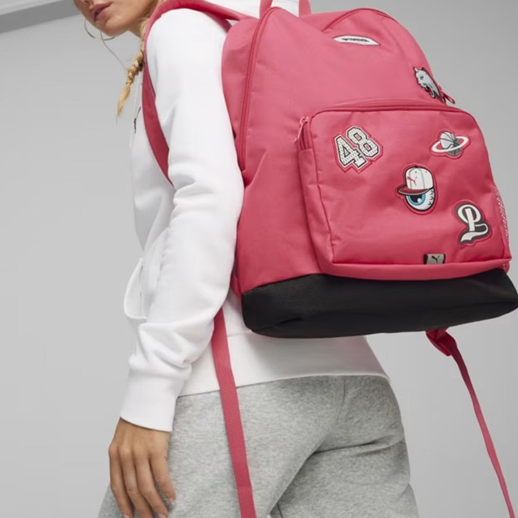 Рюкзак унисекс PUMA 090344-02 гранатово-розовый