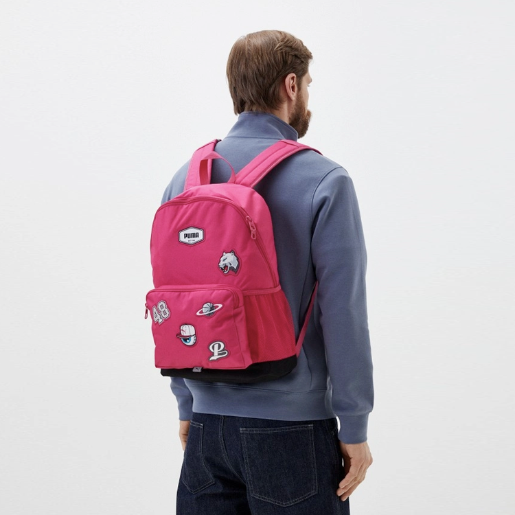 Рюкзак унисекс PUMA 090344-02 гранатово-розовый