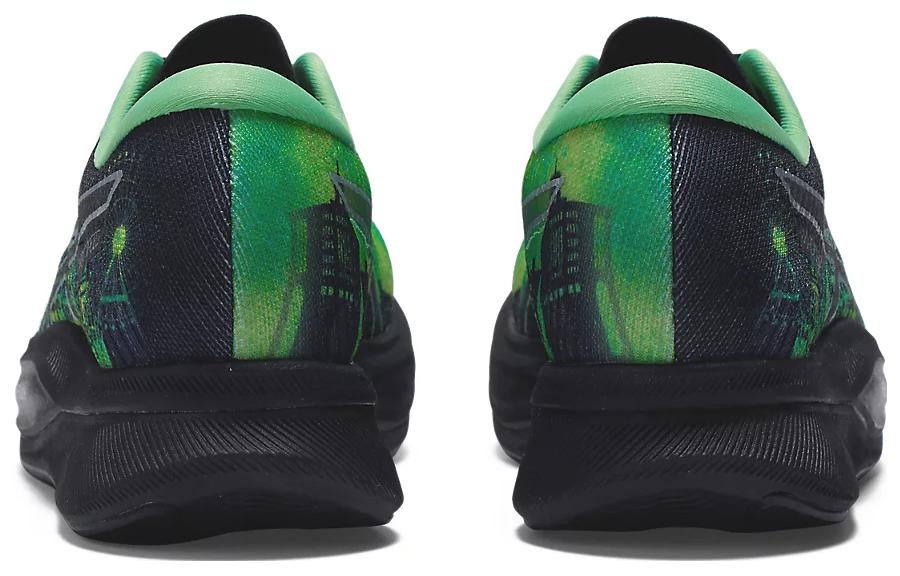 Беговые кроссовки женские ASICS Magic Speed 2.0, blue-green