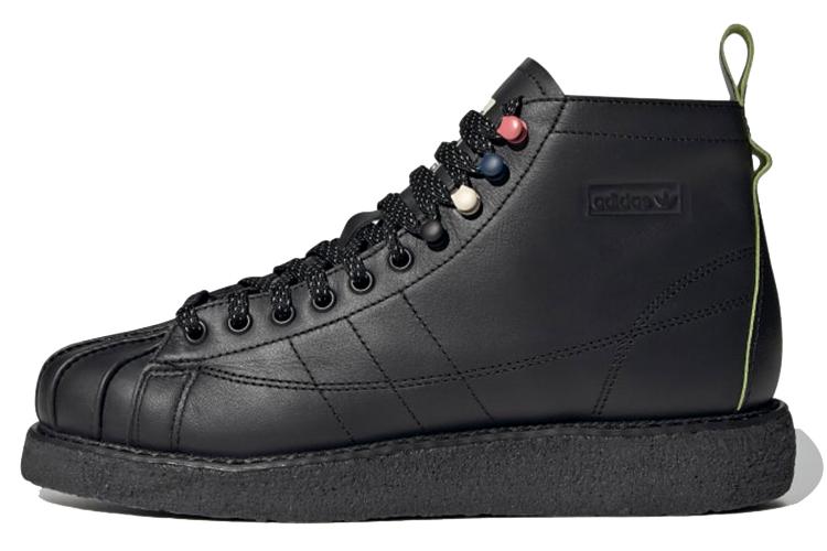 Кеды женские Adidas Originals Superstar Luxe черные, 38 2/3 EU