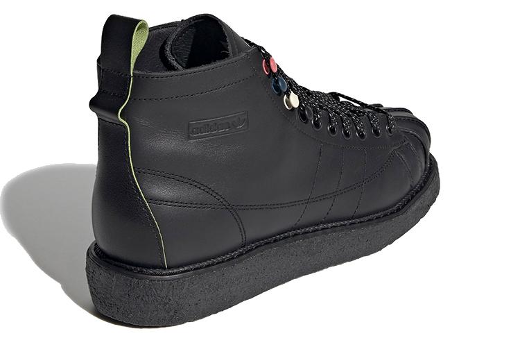 Кеды женские Adidas Originals Superstar Luxe черные, 38 2/3 EU