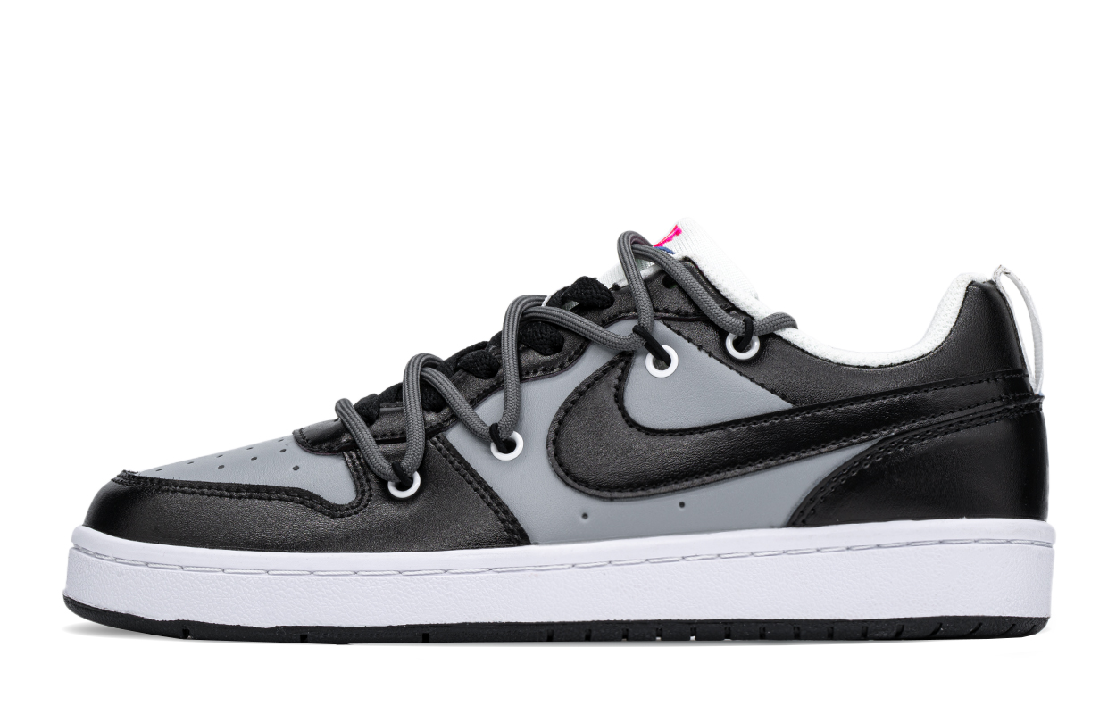 Кеды женские Nike SB Dunk Low GS черные и серые, 35.5 EU