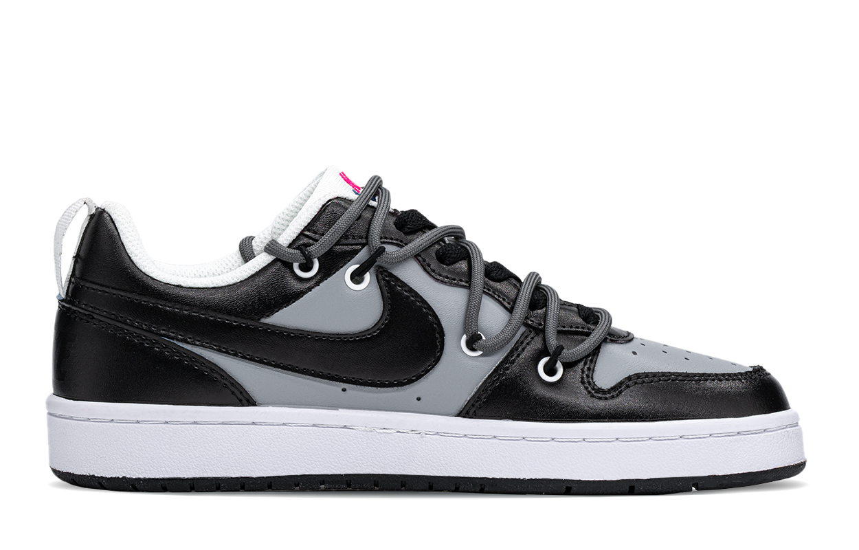 Кеды женские Nike SB Dunk Low GS черные и серые, 35.5 EU