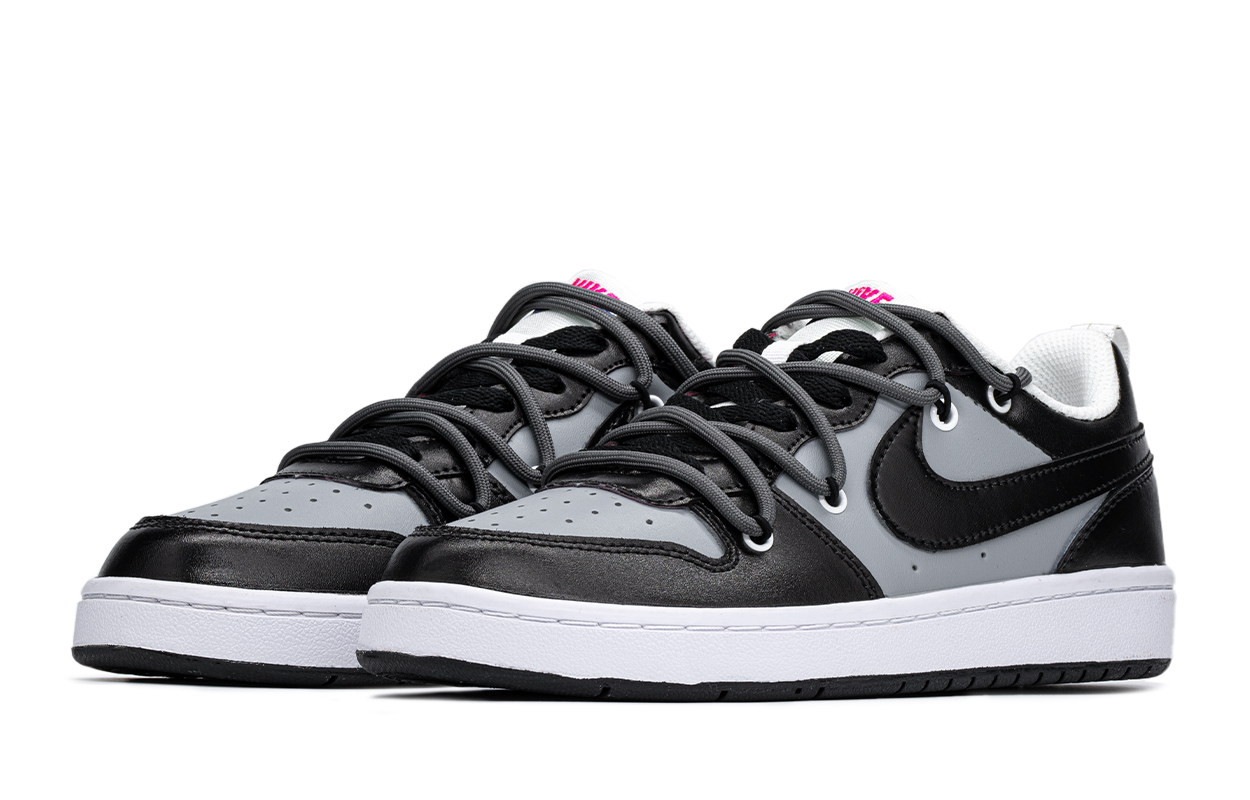 Кеды женские Nike SB Dunk Low GS черные и серые, 35.5 EU