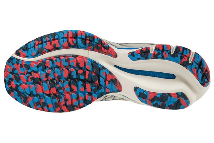 Беговые кроссовки мужские Mizuno Wave Rider 28 белые, 41 EU