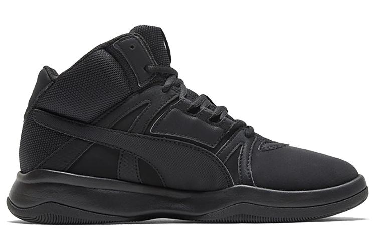 Кроссовки унисекс PUMA Rebound Street Mid черные, 38 EU