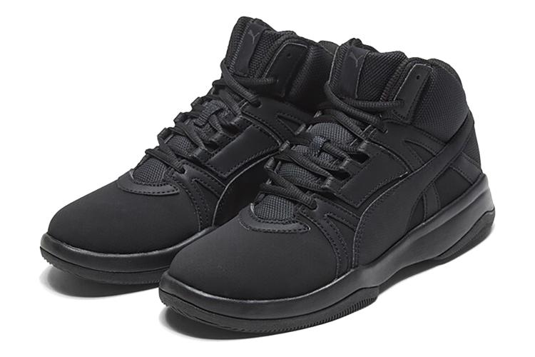 Кроссовки унисекс PUMA Rebound Street Mid черные, 38 EU