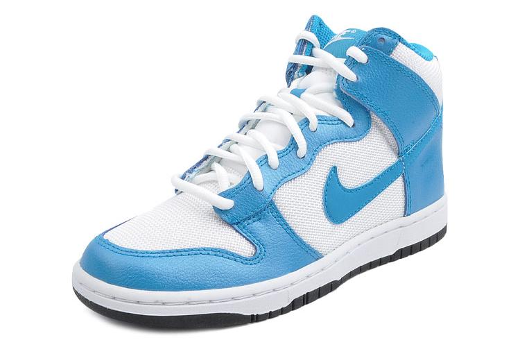 Кеды женские Nike Dunk High Skinny светло-голубые, 35.5 EU