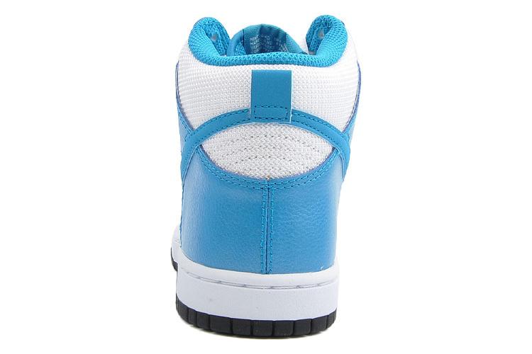 Кеды женские Nike Dunk High Skinny светло-голубые, 35.5 EU