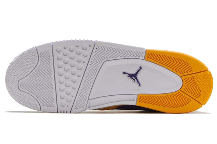 Кроссовки унисекс Jordan Big Fund белые, фиолетовые, 41 EU