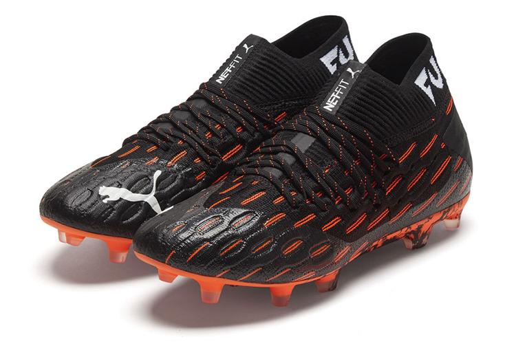 Футбольные бутсы мужские PUMA Future 6.1 Netfit Fg Ag черные, 45 EU