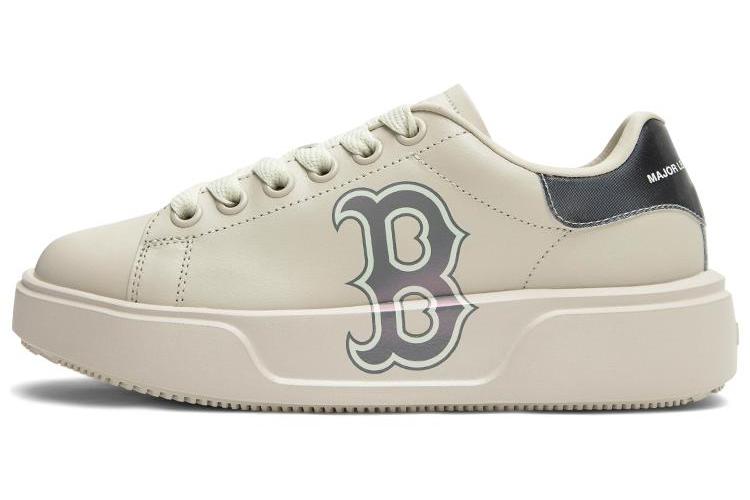 Кеды унисекс MLB Chunky Classic кремово-серые