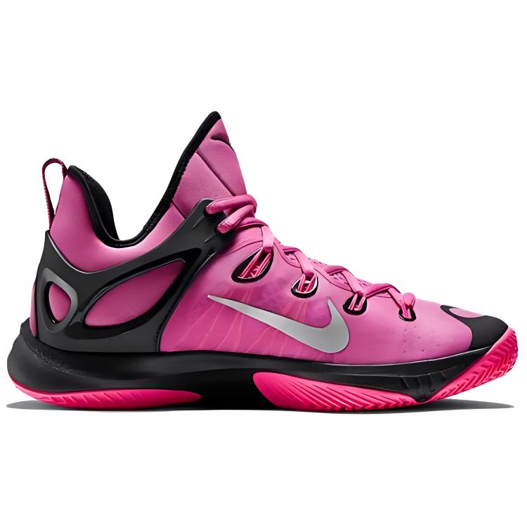 Кроссовки унисекс Nike Zoom Hyperrev 2015 ultra pink-metallic silver, 44.5 EU