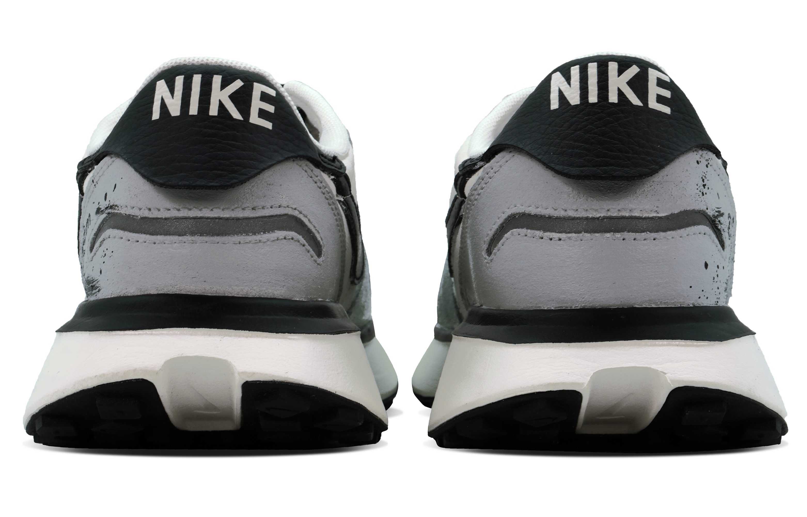 Кроссовки унисекс Nike Phoenix Waffle Low-Top черный, бежевый, серый, 42 EU