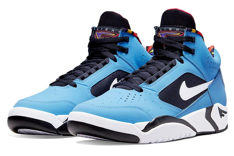 Кроссовки мужские Nike Air Flight Lite Mid II винтажные, blue-black, 44 EU
