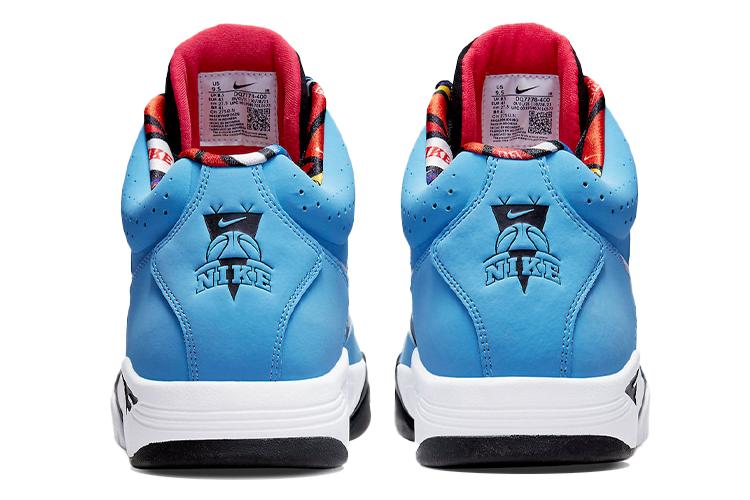 Кроссовки мужские Nike Air Flight Lite Mid II винтажные, blue-black, 44 EU