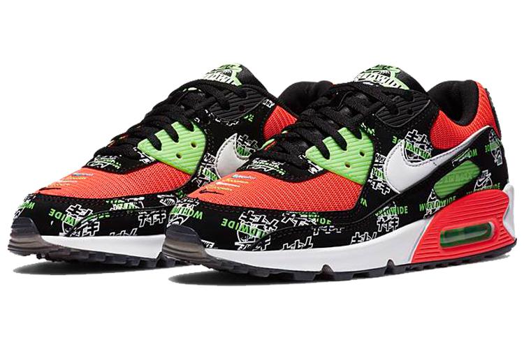 Кроссовки женские Nike Air Max 90 SE Worldwide черные, 41 EU