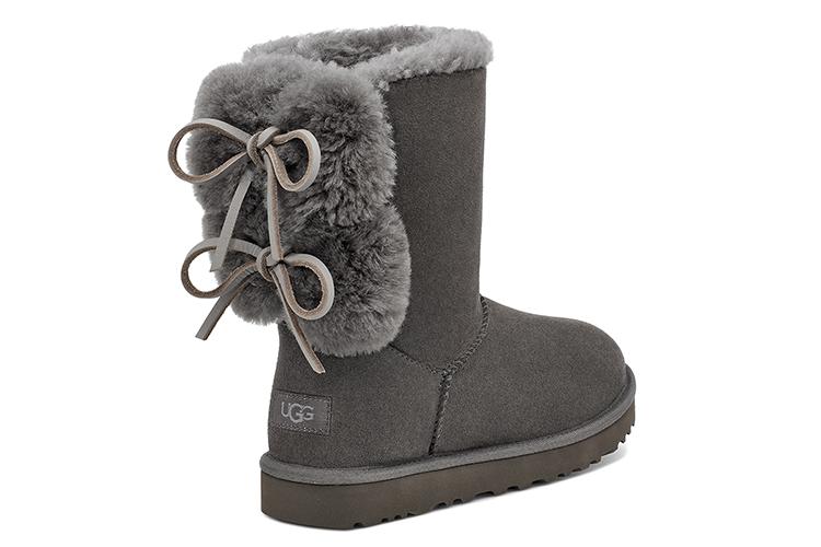 Снежные сапоги женские UGG Classic Double Bow Short, 36 EU
