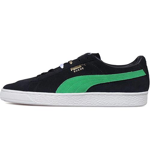 Кроссовки унисекс PUMA X Xlarge 50 Suede Low черные, зеленые