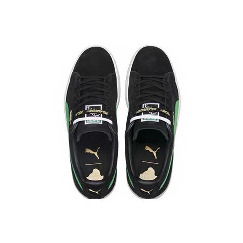Кроссовки унисекс PUMA X Xlarge 50 Suede Low черные, зеленые