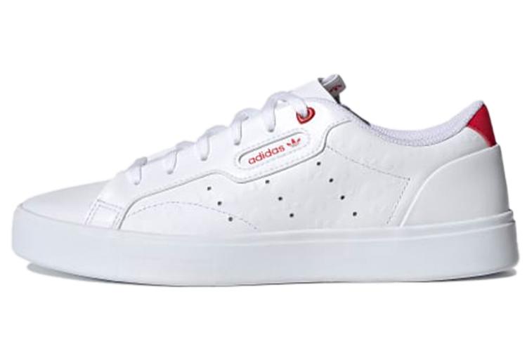 Кеды женские Adidas Sleek Heart Embossed белые, 36 EU