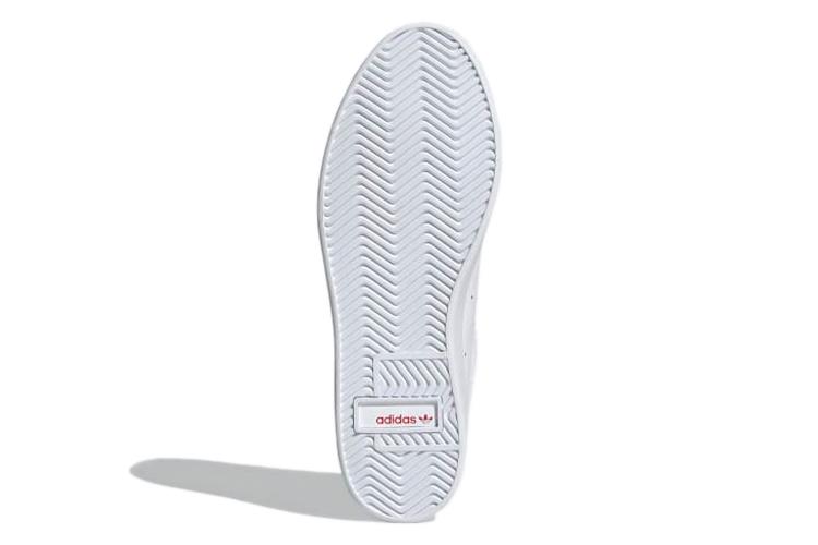 Кеды женские Adidas Sleek Heart Embossed белые, 36 EU