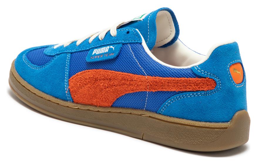 Кроссовки унисекс PUMA Super Team Handy blue orange, 42 EU