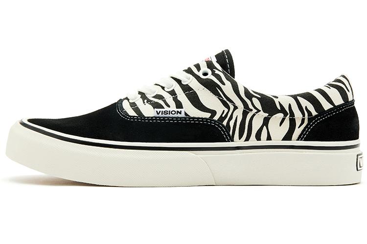 Кеды унисекс Vision Street Wear Trainers Plus Slip-Resistant Low-Top черные и белые