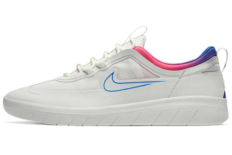 Кроссовки мужские Nike Nyjah Free 2 Summit White Pink Blast Racer Blue, 38.5 EU