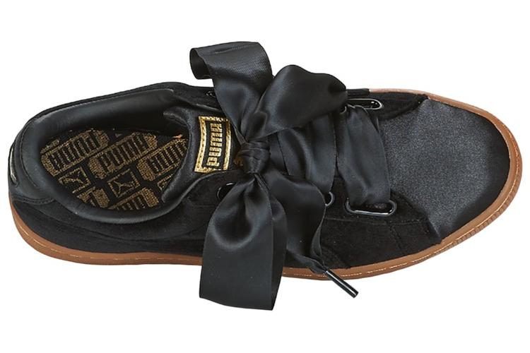 Кеды женские PUMA Basket Heart Vs черные, 37 EU