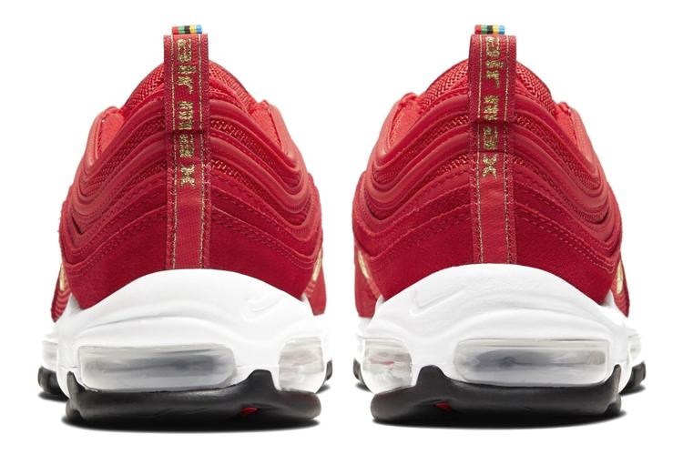 Кроссовки унисекс Nike Air Max 97 Olympic Rings Pack красные, 42.5 EU