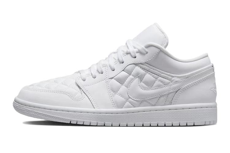 Кеды женские Jordan Air Jordan 1 Low DB6480-100 белые и зелёные, 35.5 EU