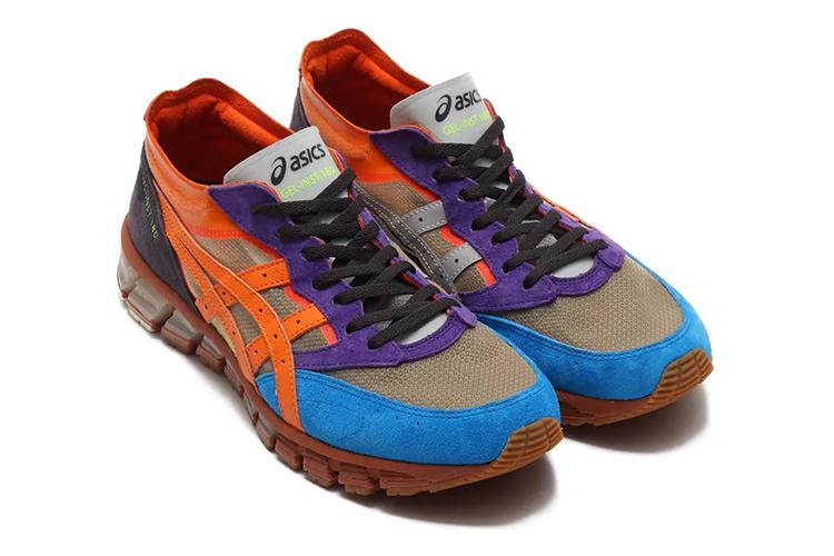 Беговые кроссовки мужские ASICS X Atmos Gel Inst.180 Nexkin, blue-orange, 43.5 EU
