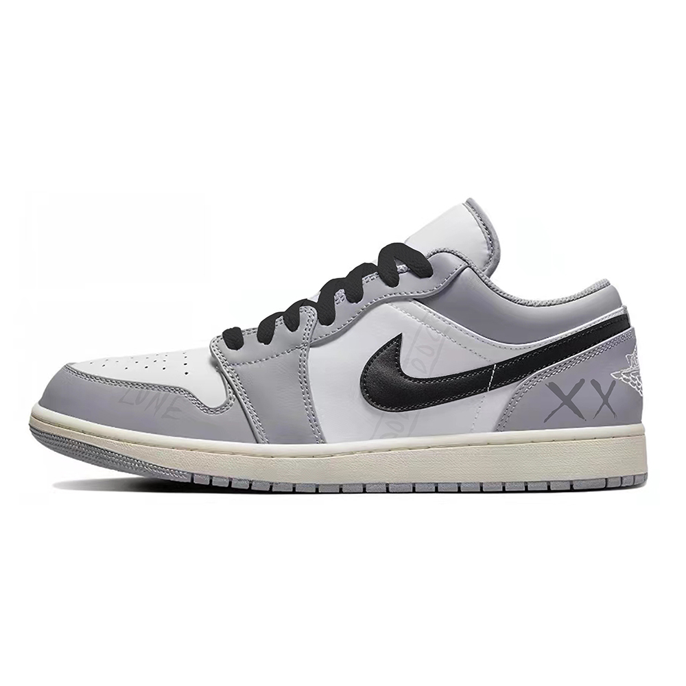 Кроссовки мужские Jordan Air Jordan 1 Low серые, 43 EU