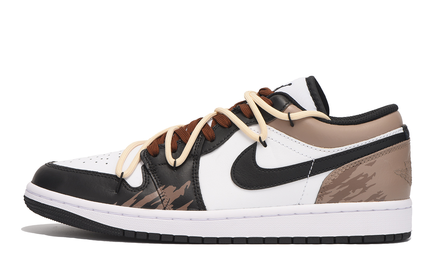 Кроссовки мужские Jordan Air Jordan 1 Low черные, 44.5 EU