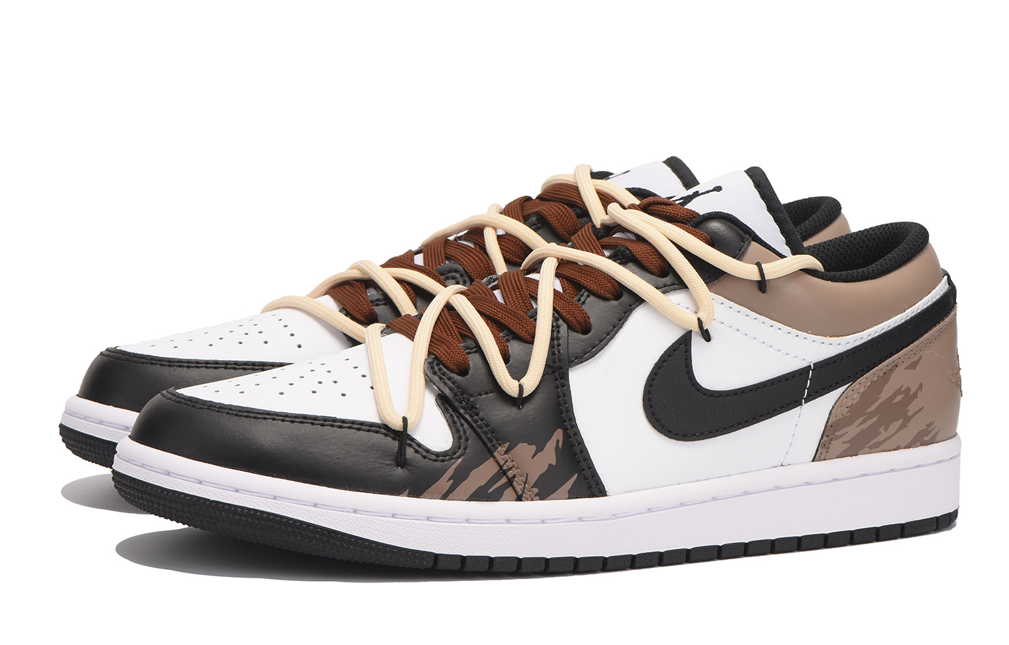 Кроссовки мужские Jordan Air Jordan 1 Low черные, 44.5 EU