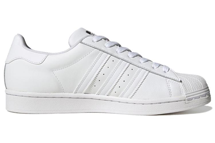 Кроссовки унисекс Adidas Originals Superstar красно-белые, 44 EU